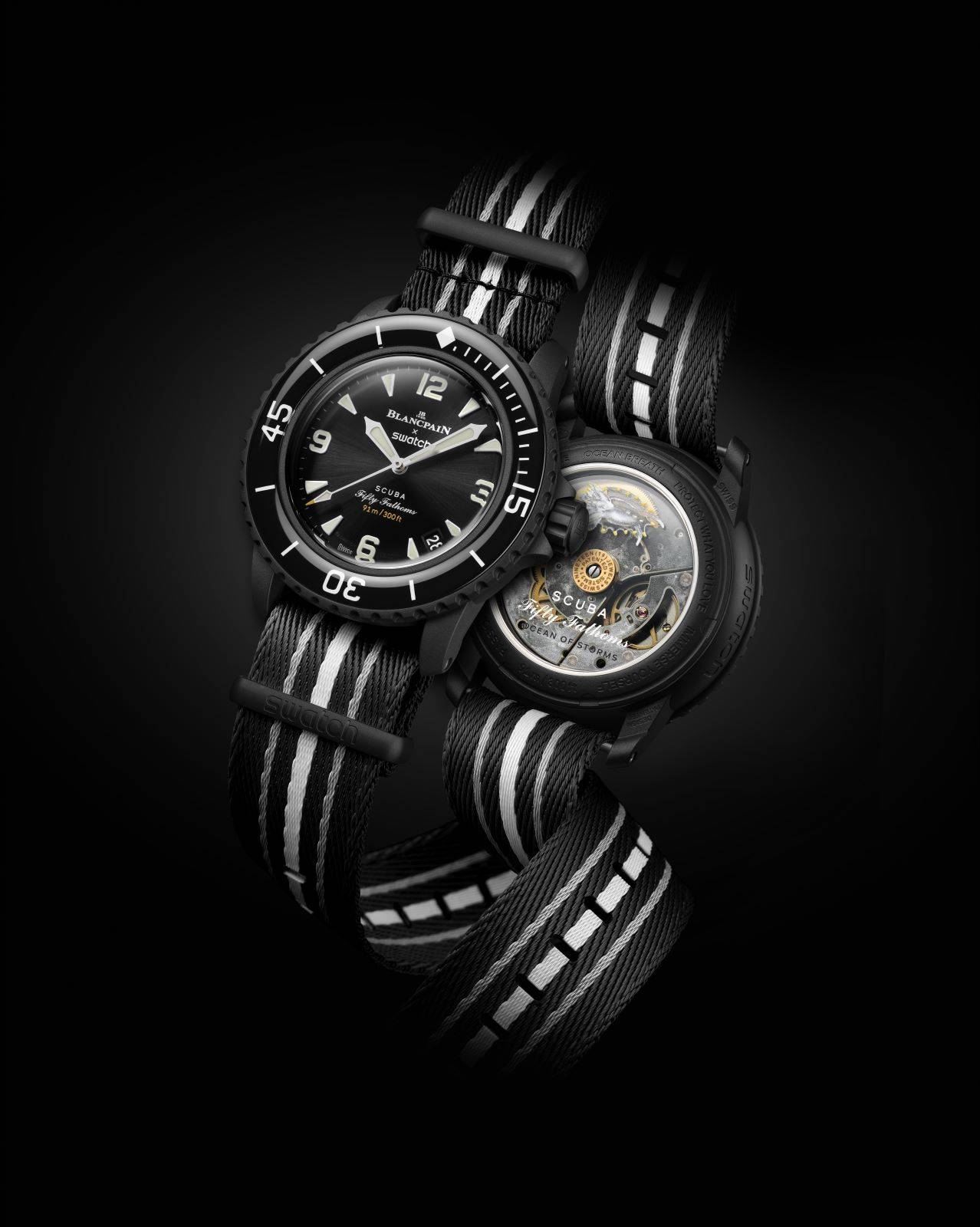 OCEAN OF STORMS（风暴洋）腕表，Blancpain X Swatch 联名系列新品发布