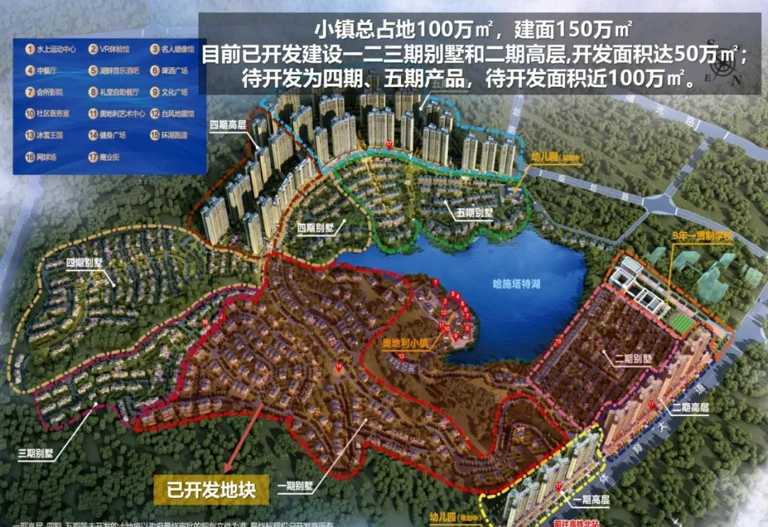 五矿哈施塔特,以哈尔施塔特小镇为蓝本,结合惠州本土风情打造的高端