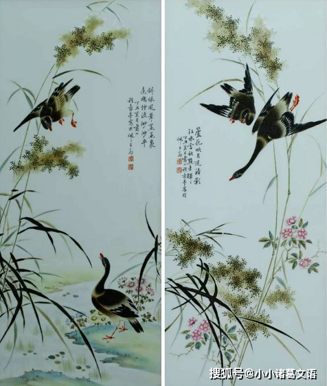 谈谈程意亭瓷板画价格 值多少钱一平尺?_成交_花鸟_山水