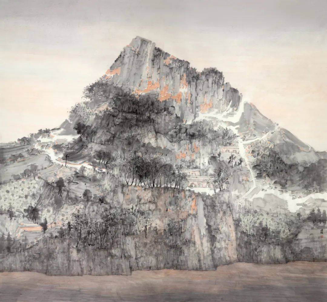 水墨方阵·借古开今:马明耀"传统与现代有一种永恒的关联性"_山水