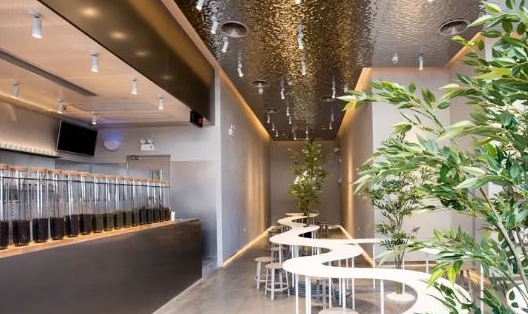 喜茶的白日梦新店设计,又来玩桌子了_空间_互动_曲线