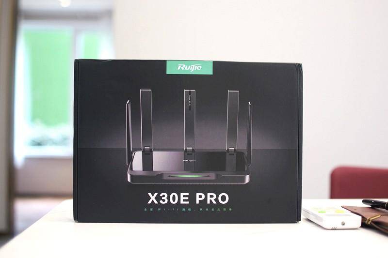 信号超强 游戏加速 锐捷黑豹X30E Pro路由器