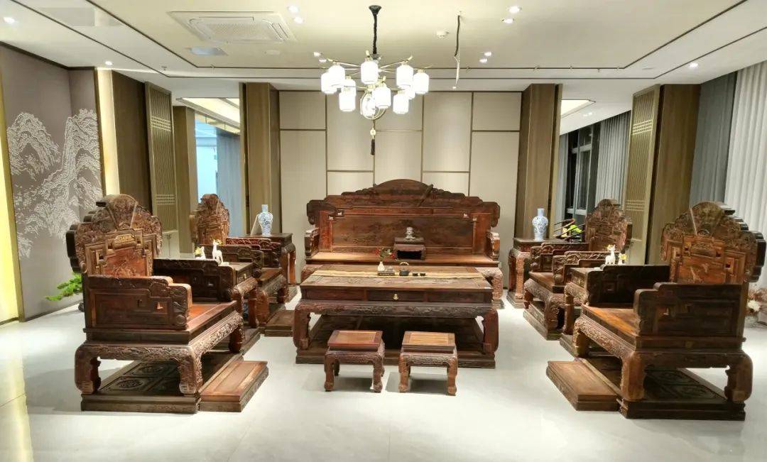 臻匠红木家具之客厅系列_沙发_黄檀_紫檀