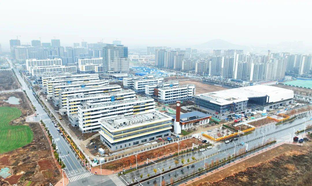 合肥八中新校区来了_运河_新城_施工