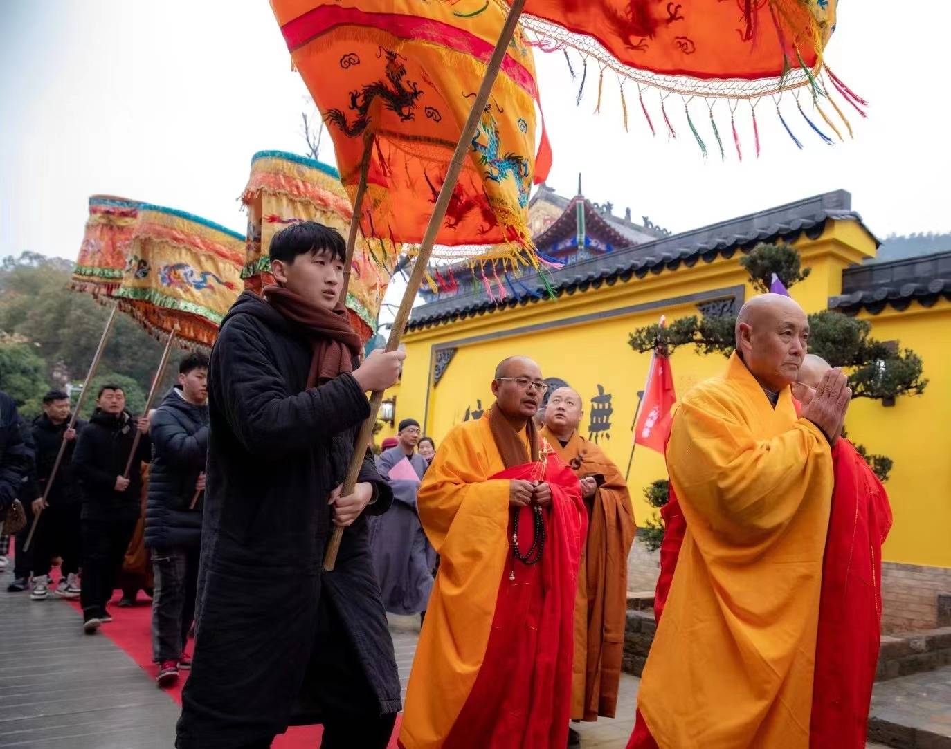 时珍故里,文化传承:蕲州昭化寺藏经楼落成庆典诗一组_蕲春县_常定大