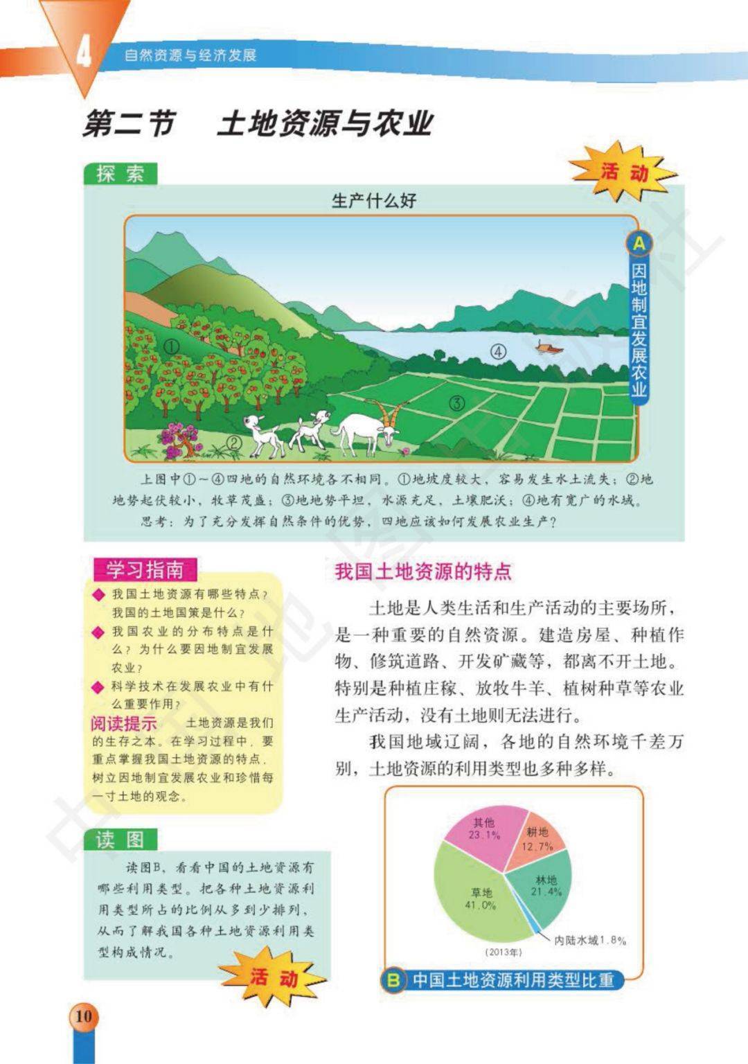 中图版七年级下册地理电子课本高清完整版
