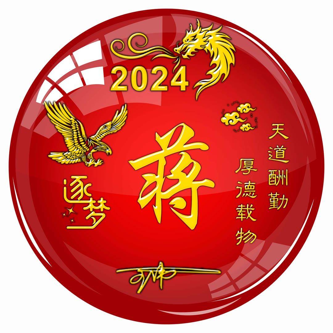 姓氏头像第920期,2024大展宏图新款个性签名头像,请查收