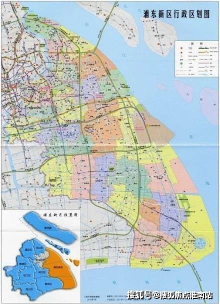 川沙新鎮的行政區域範圍為原機場鎮,川沙鎮的行政區域.