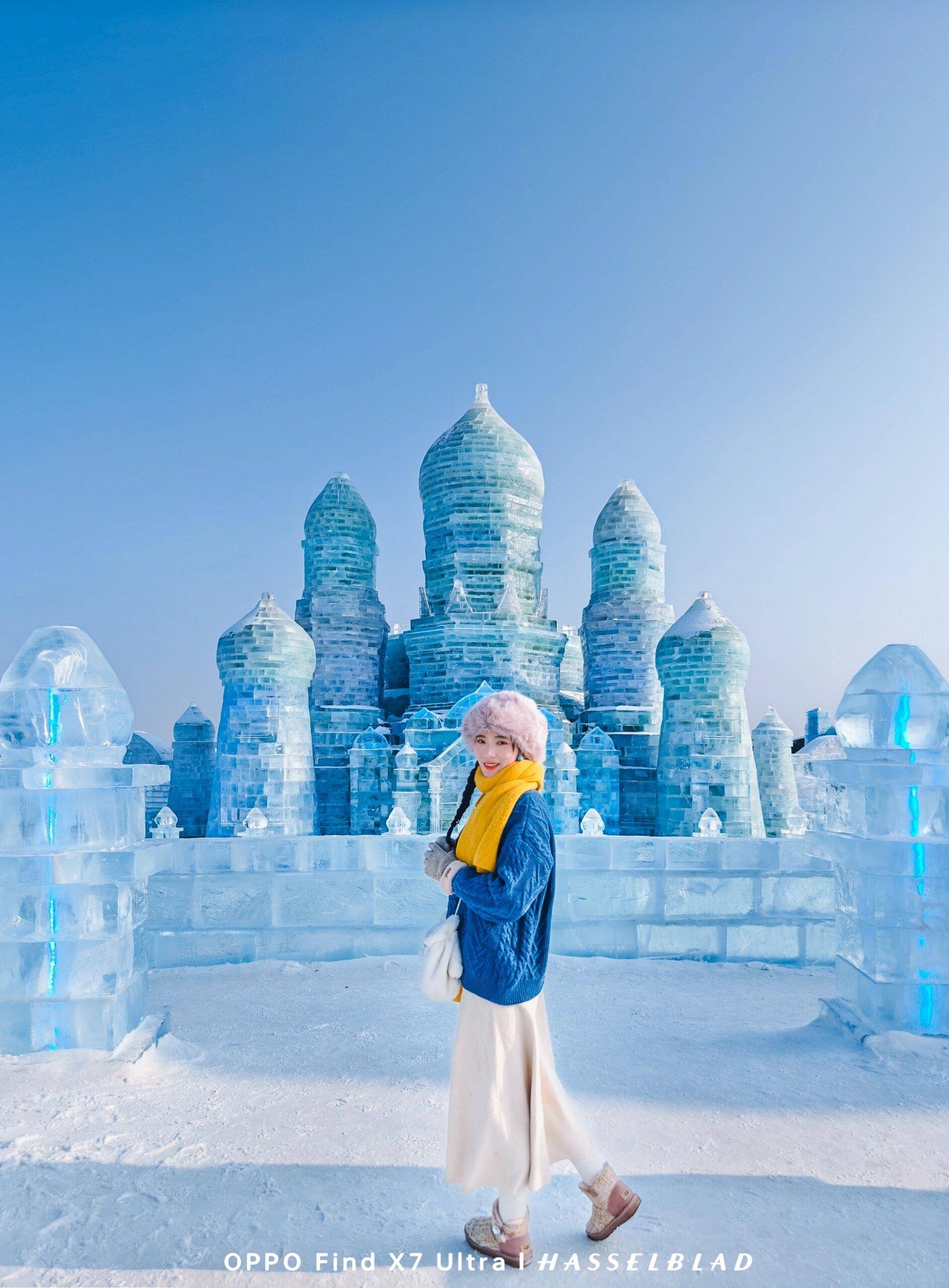 掌握一招,人山人海的冰雪大世界直接清场_哈尔滨_哈苏_镜头
