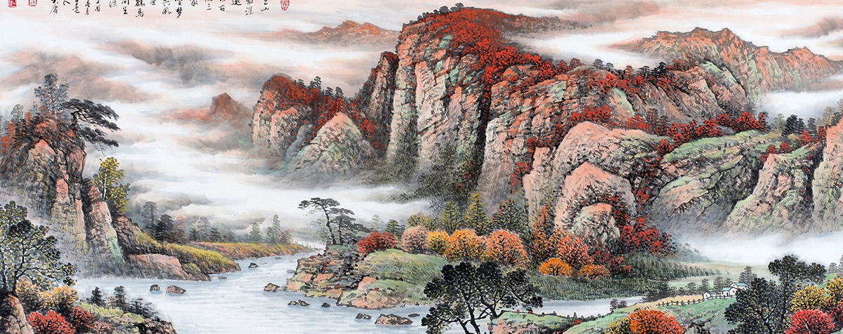 狗年大吉最好挂这些寓意好的山水画