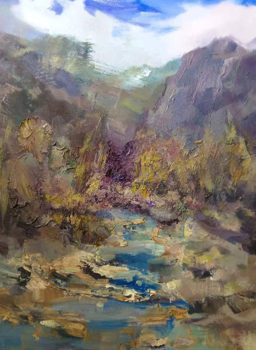 【艺术名家迎春精品展】刘刚老师大拜年_油画_cm_布面