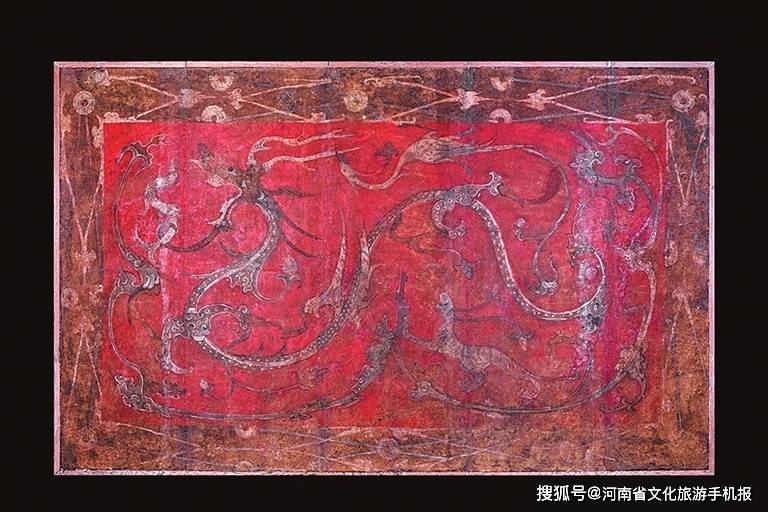 汉代器物规格:长514厘米,宽327厘米出土地点:商丘永城芒砀山柿园汉墓