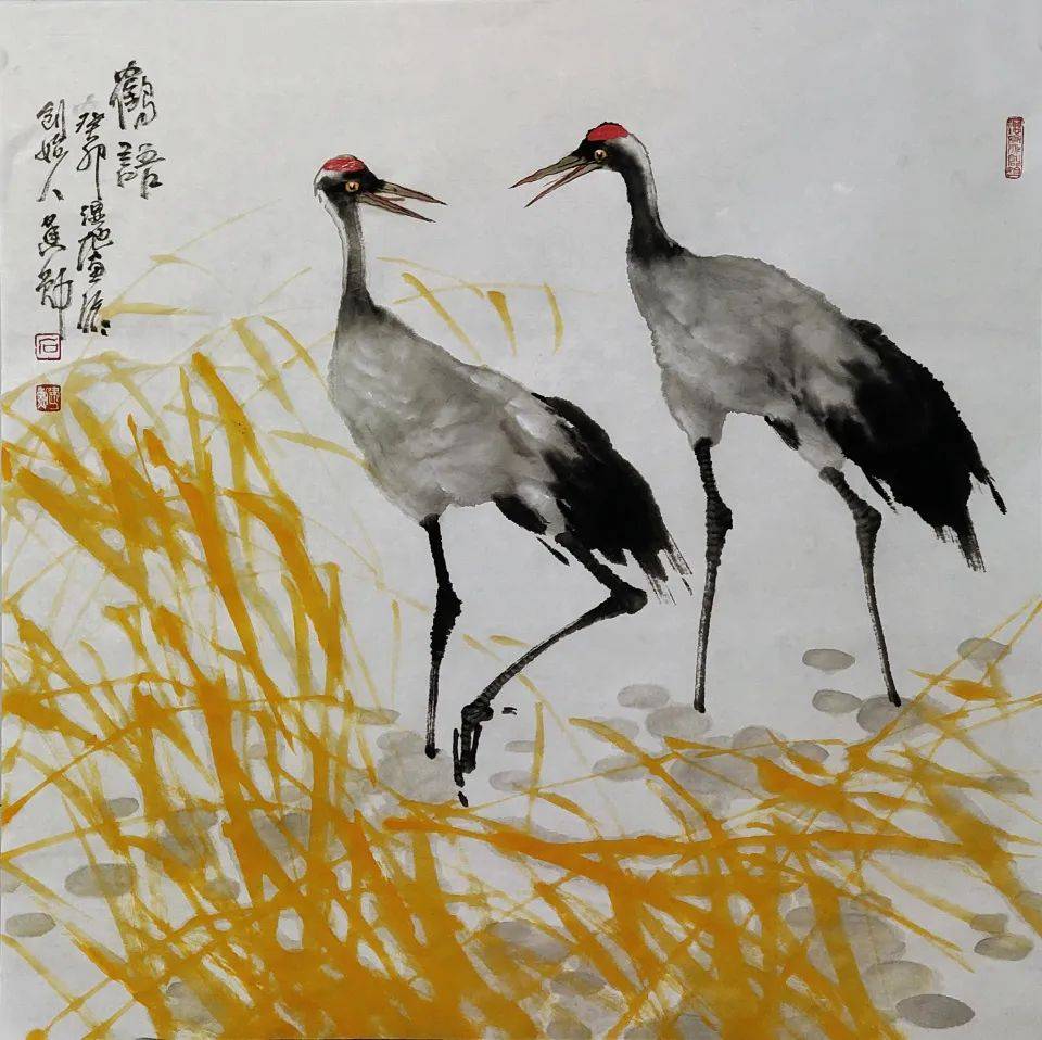 作品欣赏石建勋先生经过四十余年的研究,创立的"碱蓬皱"法,填补了中国