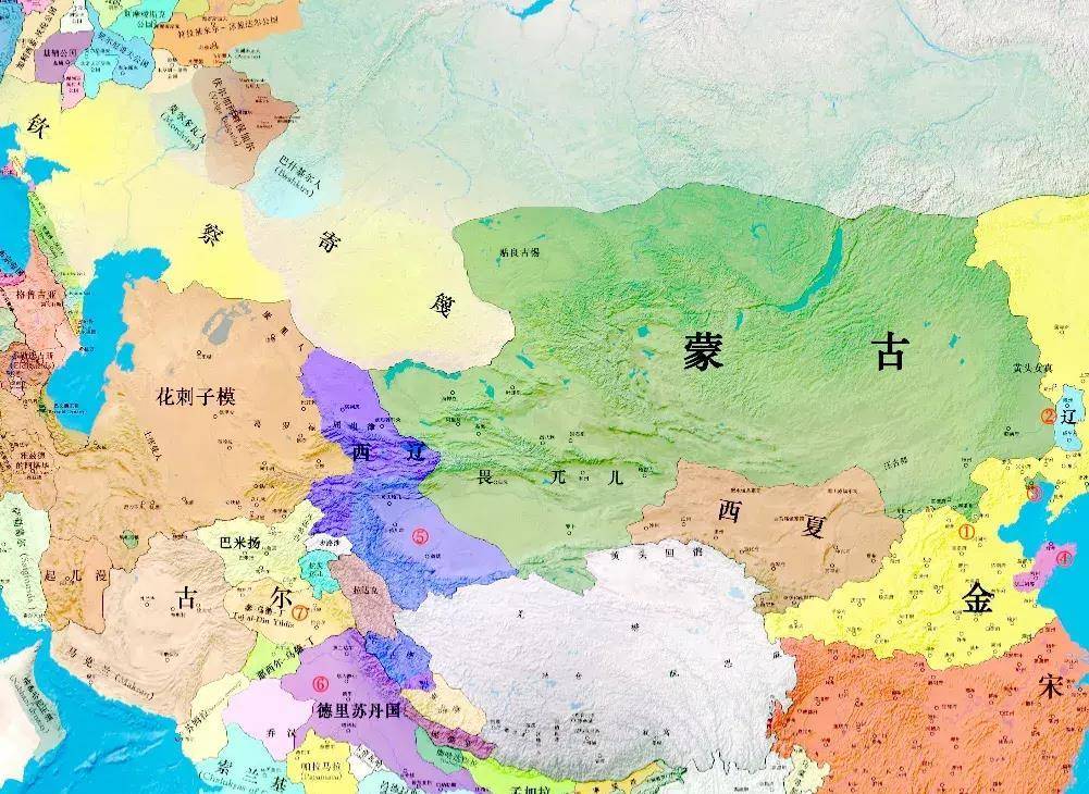 成吉思汗曾经打下的江山如今都包含了哪些国家_蒙古帝国_西方_金国