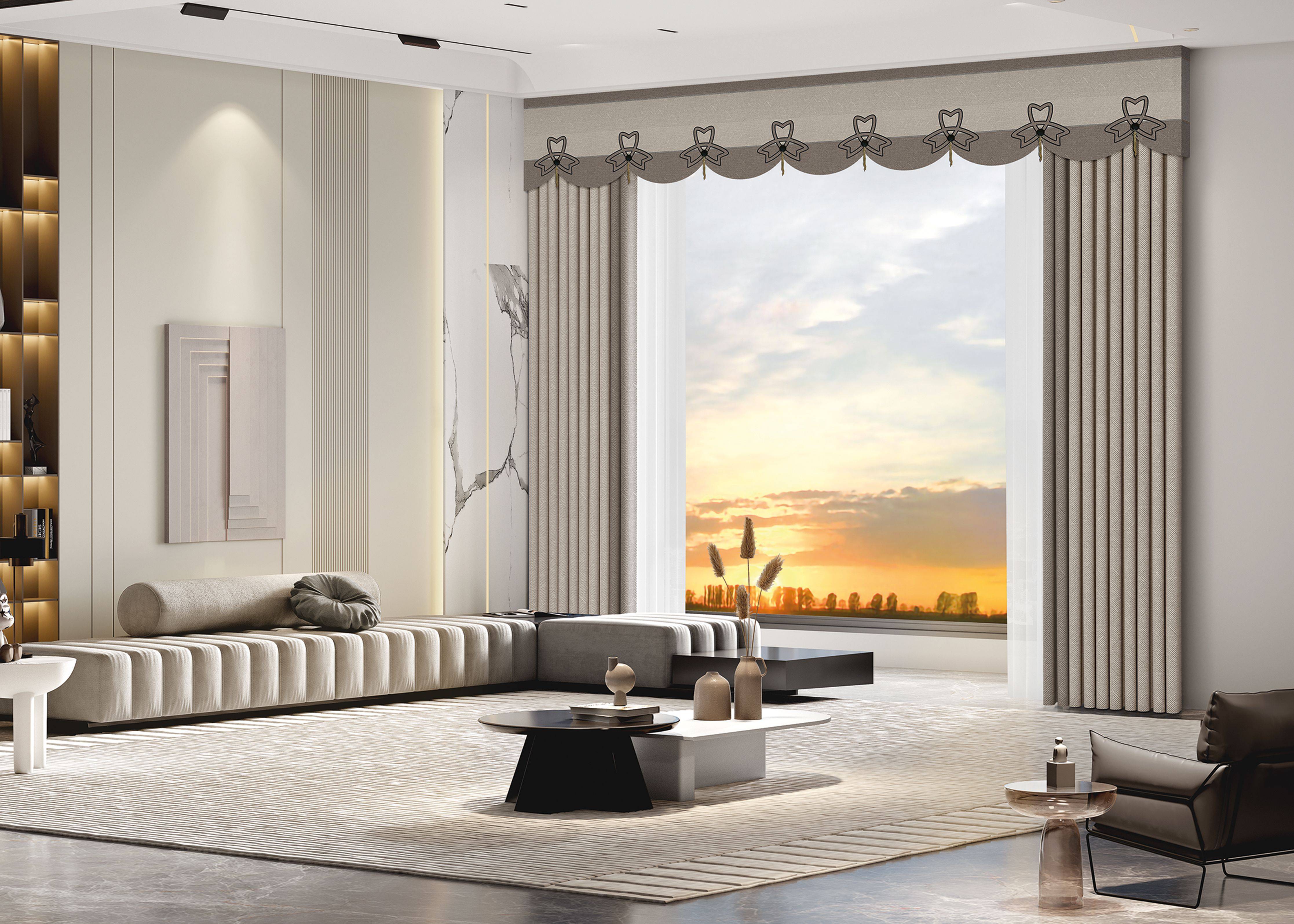 选择适合老人视觉需求的窗帘,需要考虑颜色,款式,透光性和遮光性等多