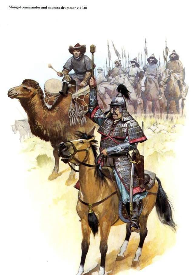 蒙古重骑兵1237年秋,蒙古军兵临梁赞城下.