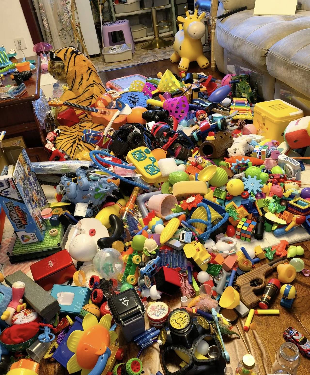 如何培养孩子收拾玩具的?
