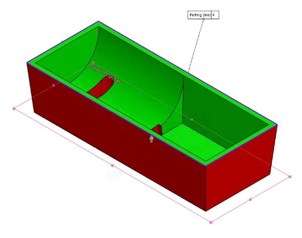 模具制作教程:如何在solidworks 中使用分型线命令_分割_零件_选项