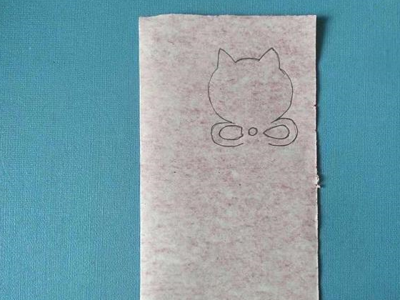 小猫剪纸教程图片