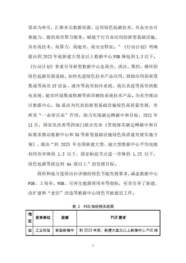 先进计算产业联盟绿色计算组：2024绿色数据中心冷却方式研究报告