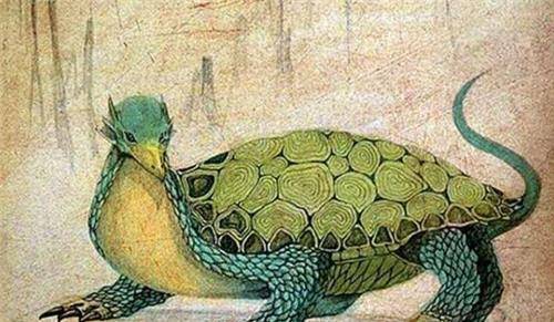 也是海神,当他以风神的形象出现时,会化成人面鸟身,两耳各悬一条青蛇