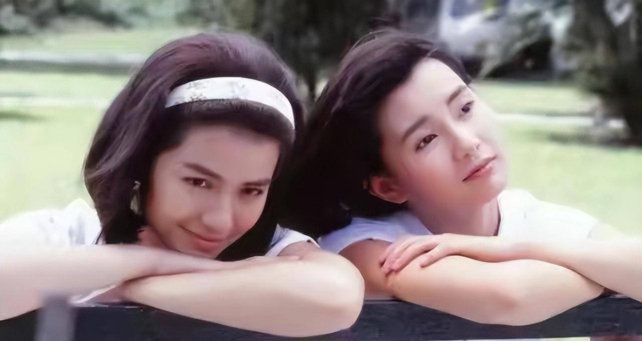 1988年钟楚红和张曼玉在电影版《流金岁月》中饰演了一对从小一起长大