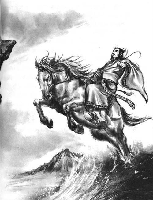 首先是刘备的的卢马.的卢马被人知晓大多是从诗歌而来.