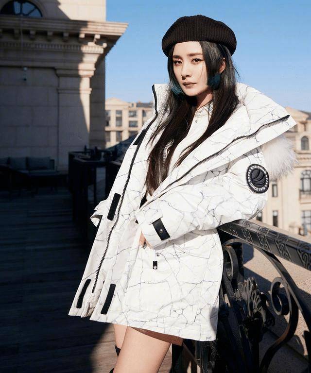 杨幂雪中遛狗真接地气,穿大码棉衣配阔腿裤保暖又洋气,像小姑娘_基础