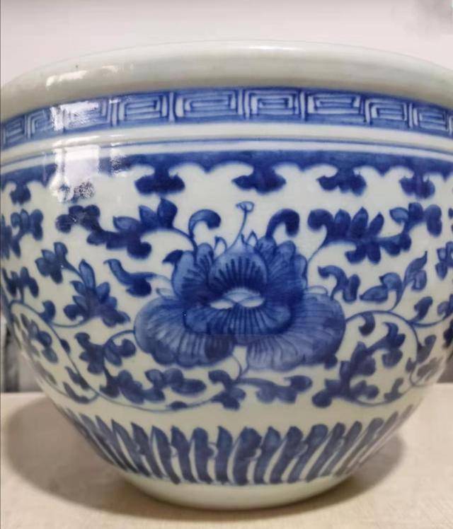 崔凯:乾隆青花,牡丹纹缸_器物_工艺_历史