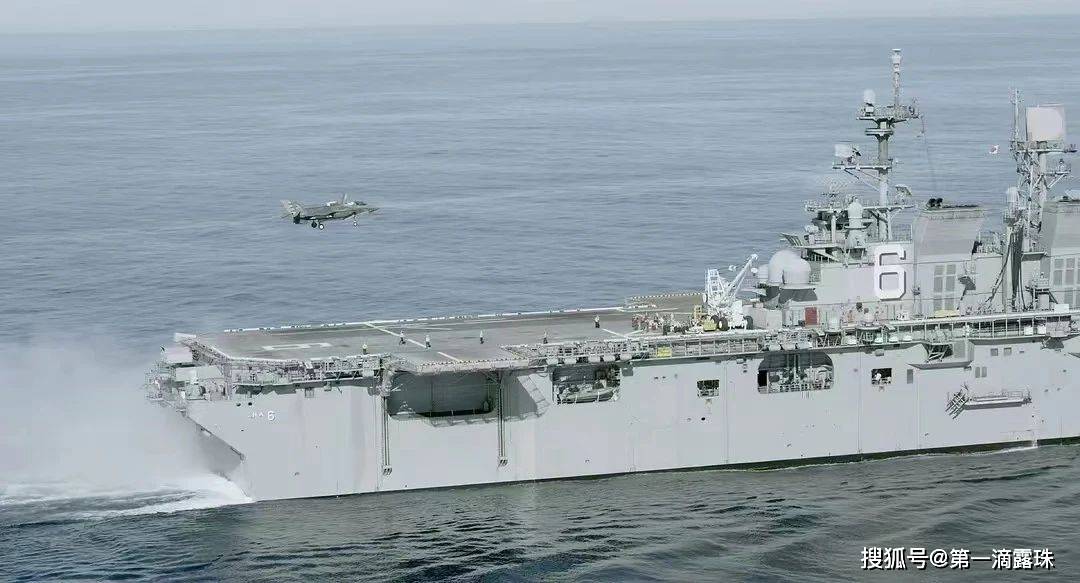 在空中和海上,美陆战队的两栖攻击舰和f35b,和福建舰和歼31,也发生了
