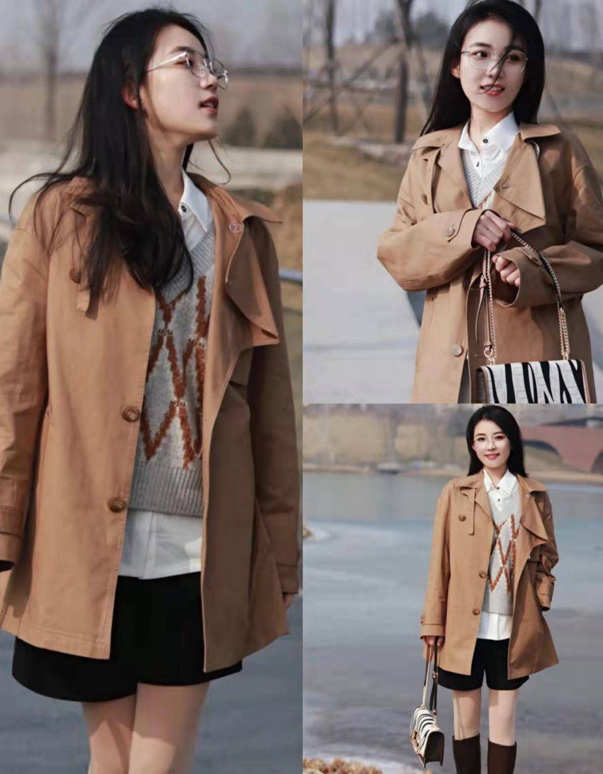 早春复古穿搭越看越好看!"棕色"这样穿巨显气质,又被