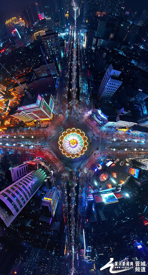 【网络中国节·春节】夜太美!航拍夜空下的晋城