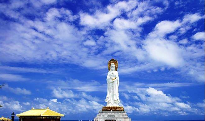 耗费8亿的"南海观音",曾被网友质疑浪费钱,如今获得众多好评_海南省