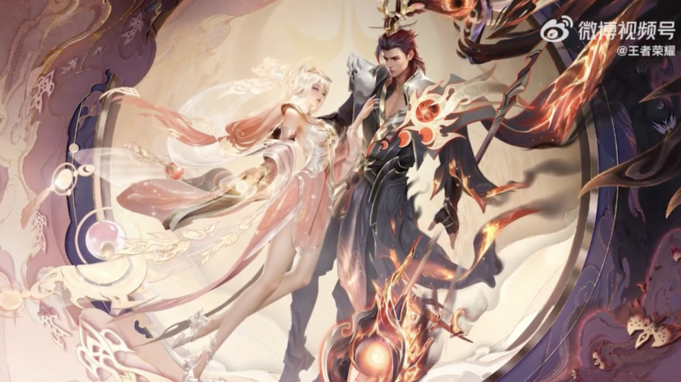 吕布与貂蝉的仙魔之恋:《王者荣耀》情人节限定皮肤解析_仙子_魔尊_的