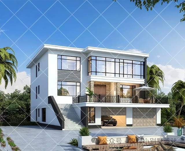 20款带架空层自建房别墅,梅雨天让你不再受困扰_农村_防潮_房子