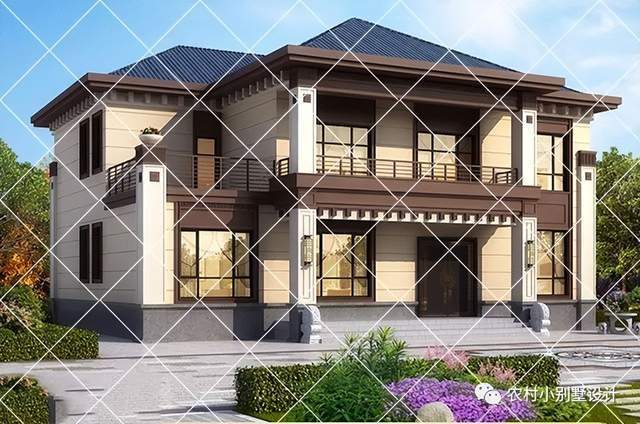 16款超接地气的乡村别墅,带有土灶二层新中式别,乡村气息十足_农村