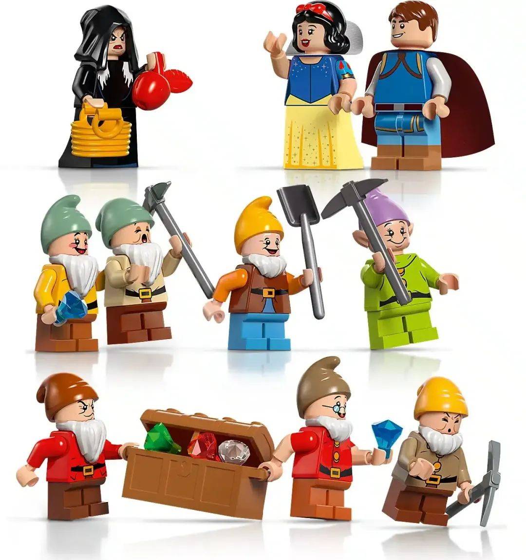 乐高迪士尼43242白雪公主和七个小矮人森林小屋正式