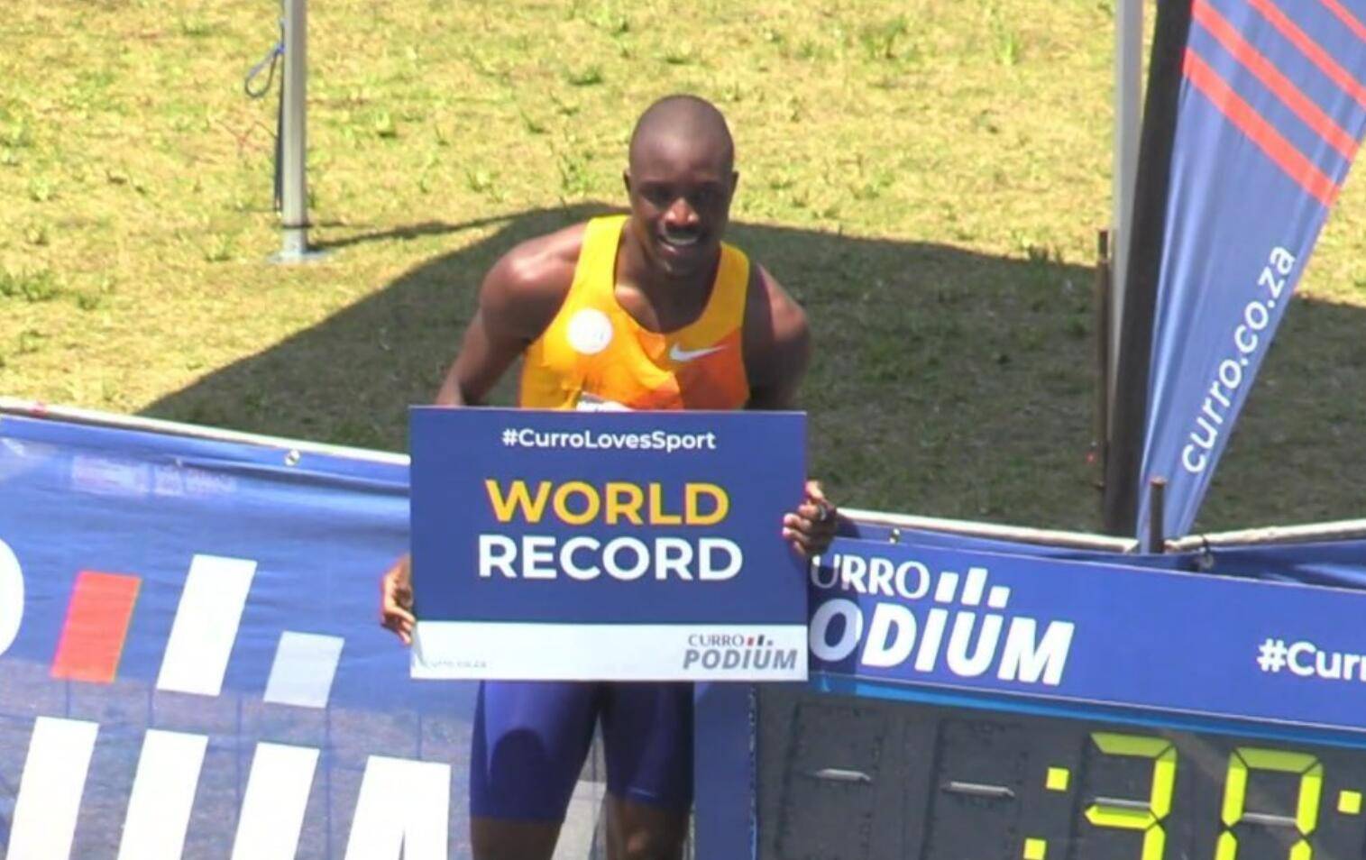 300米世界纪录被破,20岁神人超巅峰博尔特_博格_范尼凯克_选手