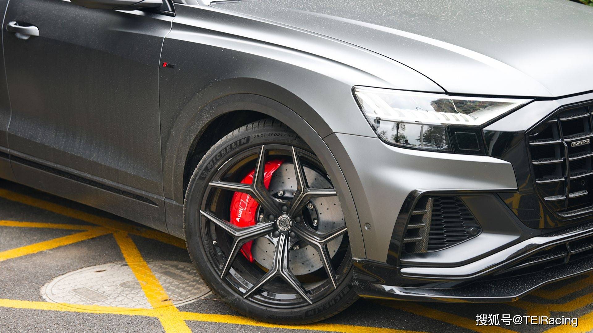 改装案例丨奥迪q8升级tei racing高性能碳陶刹车盘_搜狐汽车_搜狐网