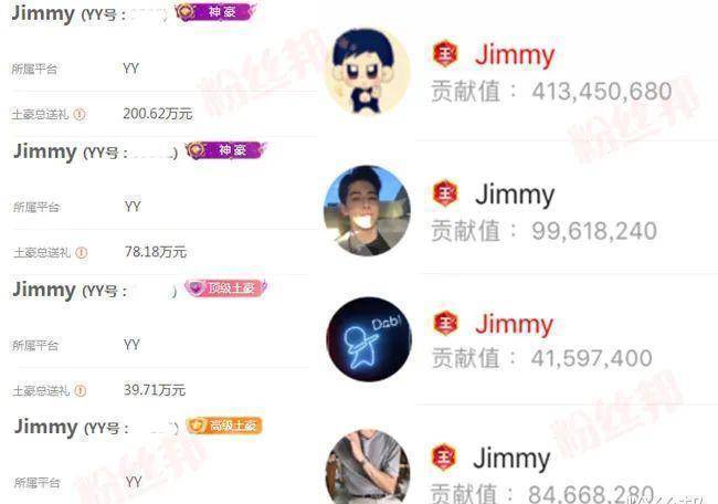 yy神豪"jimmy"太豪横,为面子开通4个国王,一月不到消费300万_大哥