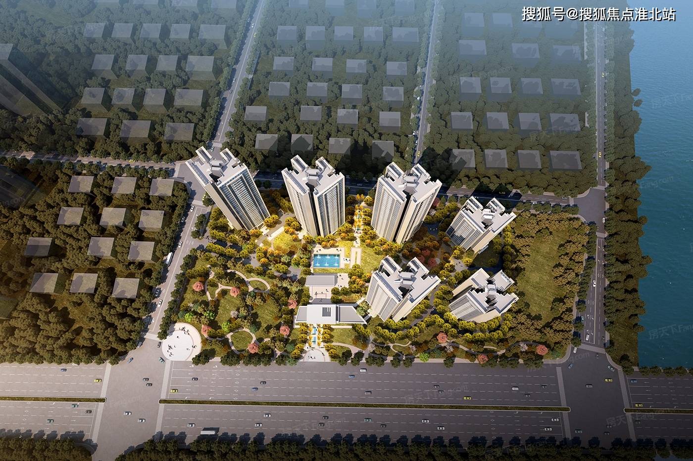 其次,环境方面,广州中海左岸澜庭楼盘位于南沙区美丽的江岸边,空气