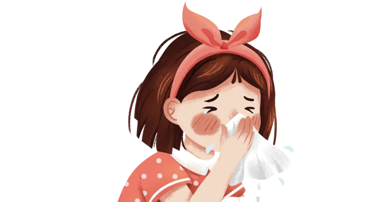 小月的妈妈说,在过去的一年中,孩子经常出现鼻塞,流鼻涕,打喷嚏等症状