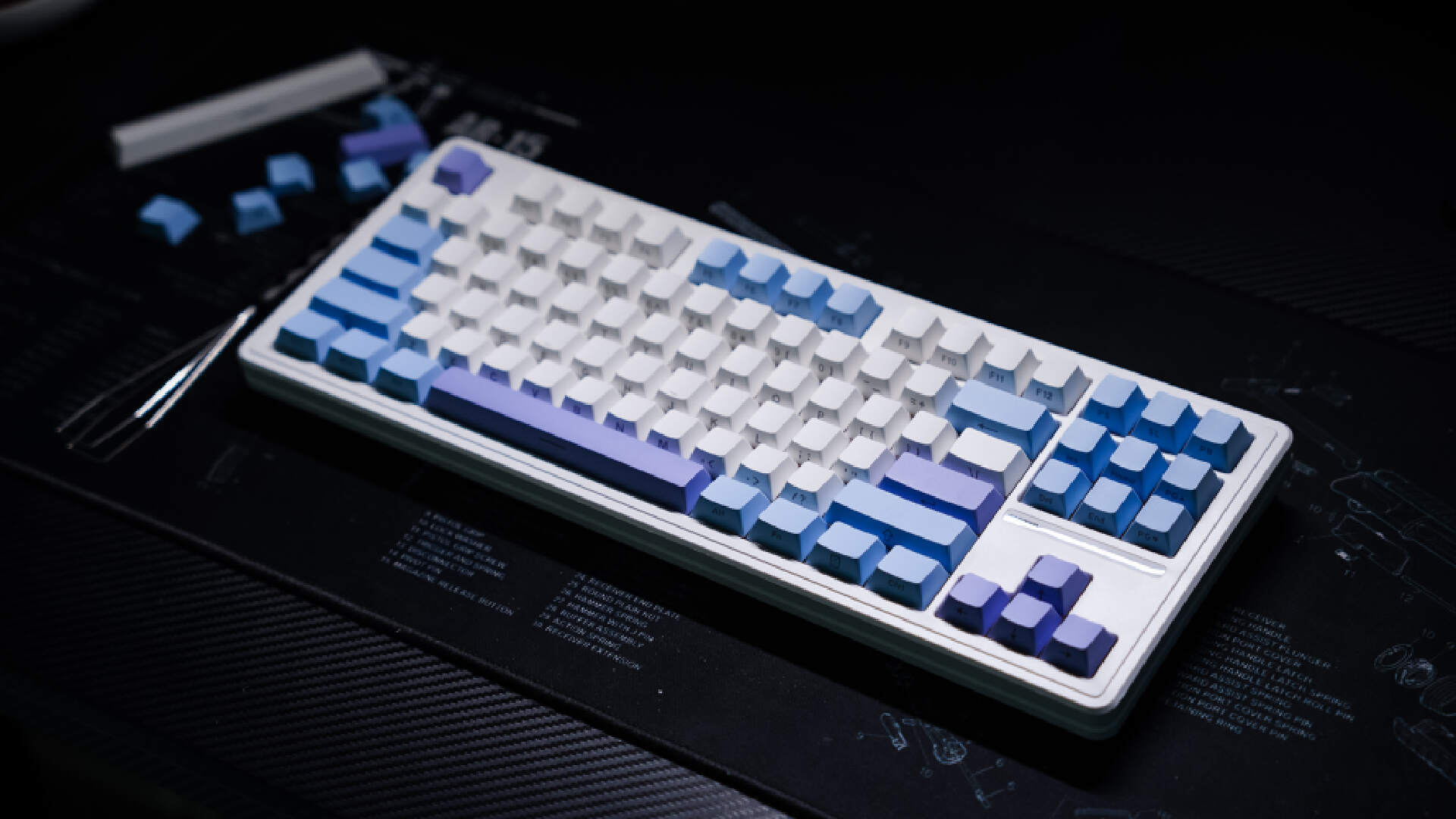 新盟m87prov2机械键盘_声音_材质_部分