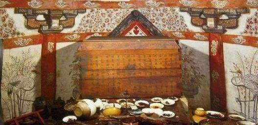 墓中壁画价值连城,墓主人摆了一桌好菜_张文藻_古人_物品