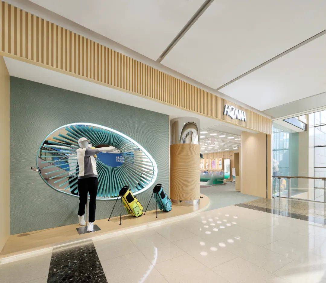 高尔夫大众化趋势加速,honma之家上海首秀引领新风尚!_空间_高球_品牌