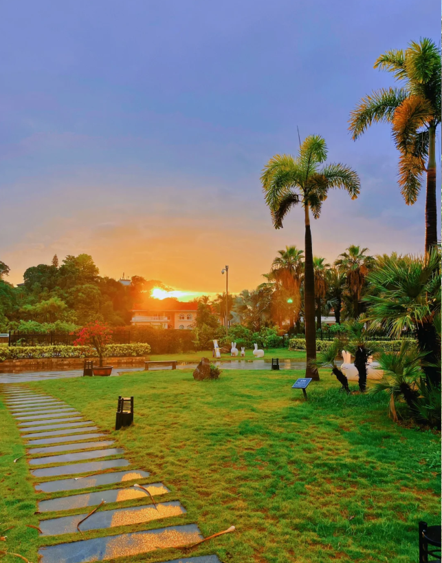 9894下午:游览上李水库公园,欣赏湖光山色,感受宁静与雅致.