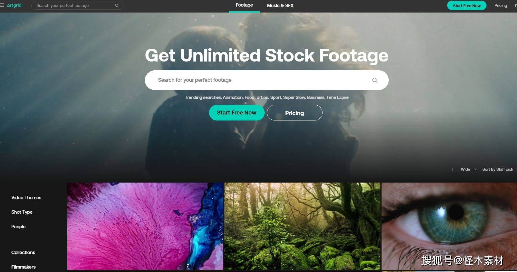 artlist如果你还在为找不到免费而高质量的视频素材烦恼,pixabay可以