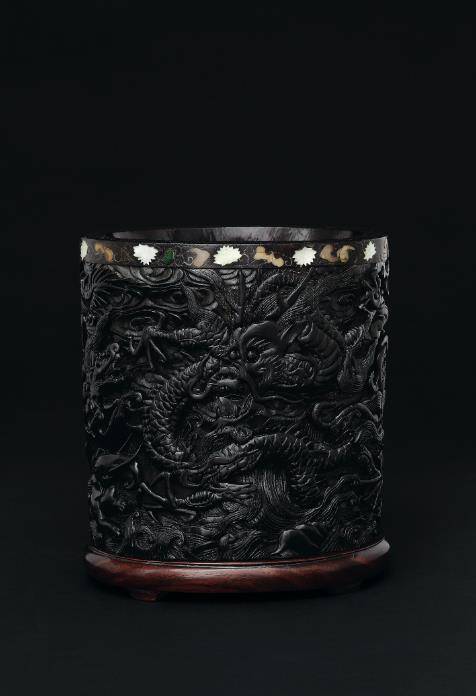 中国嘉德拍卖史上五大稀世笔筒珍品_青花_香港_征集