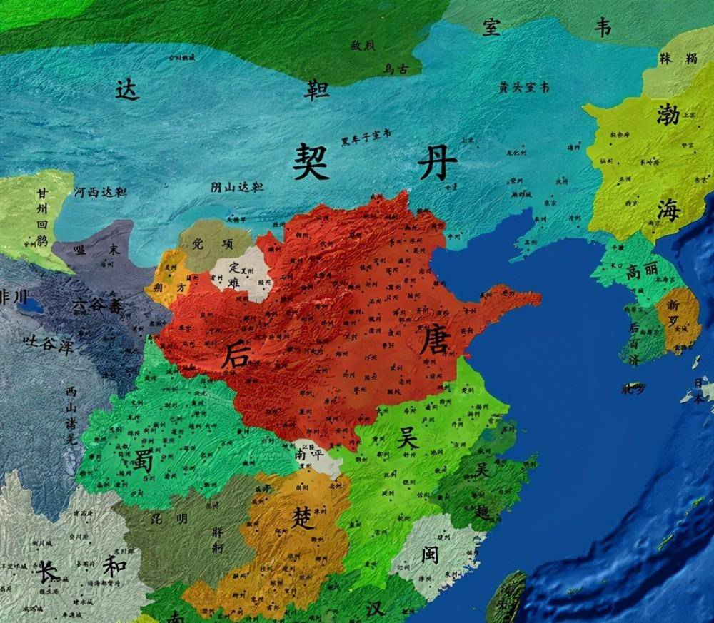 李从珂在位4年,就被李嗣源的女婿石敬瑭给推翻了.