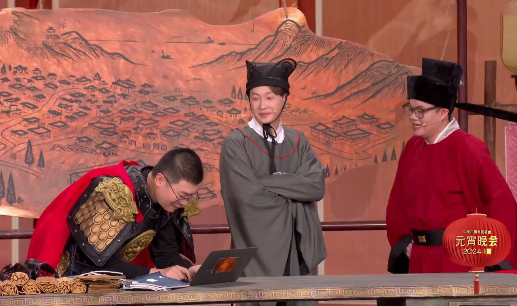 晚会:双北同台,沙溢演唱黄梅戏,相声小品终于好笑了_类节目_春晚_舞台